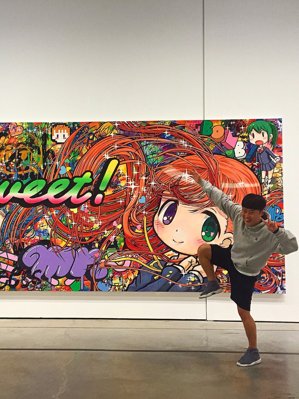 「sporty」｜「Championのアイテム（パーカー、グレー系）」を使った、Y_to_J.Gさん（メンズ・171cm）の冬コーディネートの1枚目の写真