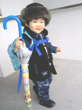 にゃごさん（キッズ・80cm）の冬コーディネート