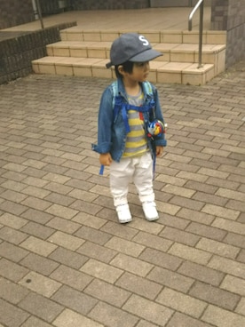 にゃごさん（キッズ・90cm）の秋コーディネート