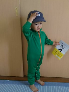 「オシャレパッソ」｜「アイテム（オールインワン・サロペット）」を使った、にゃごさん（キッズ・90cm）の秋コーディネート