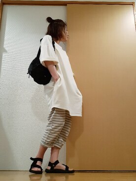 「folklore（フォルクローレ）のアイテム」を使った、にゃごさん（レディース・157cm）の春コーディネート