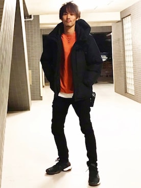 MOYA/YouTubeさん(メンズ・177cm)の冬コーディネート