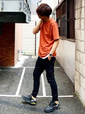 MOYA／YouTubeさん（メンズ・177cm）の春コーディネート