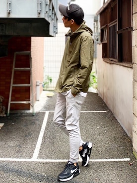 MOYA／YouTubeさん（メンズ・177cm）の秋コーディネート