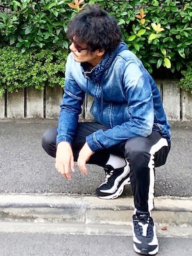 「VOGUISH（ヴォーギッシュ）のアイテム（ジャケット/アウター）」を使った、MOYA／YouTubeさん（メンズ・177cm）の秋コーディネート