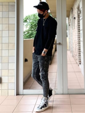 MOYA／YouTubeさん（メンズ・177cm）の夏コーディネート