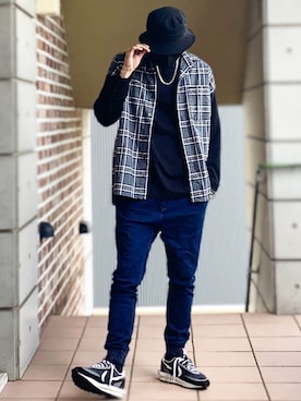 MOYA／YouTubeさん（メンズ・177cm）の秋コーディネート