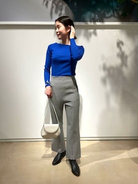 ボートネックニット のレディース人気ファッションコーディネート Wear