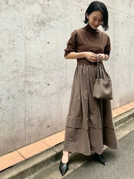 「Pippichic（ピッピシック）のアイテム」を使った、ESTNATION WOMENSさん（レディース・155cm）の秋コーディネート