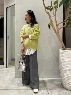 「MARY AL TERNA（メアリオルターナ）のアイテム」を使った、ESTNATION WOMENSさん（レディース・156cm）の秋コーディネート