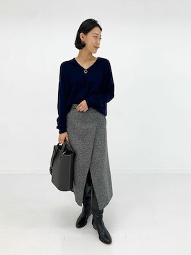 「ESTNATION（エストネーション）のアイテム」を使った、ESTNATION WOMENSさん（レディース・163cm）の秋コーディネート