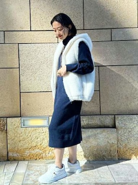 ESTNATION WOMENSさん（レディース・163cm）の冬コーディネート