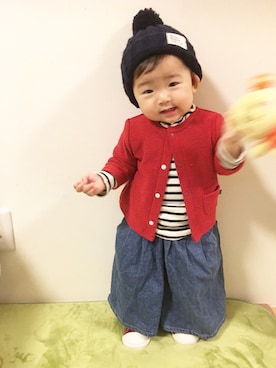 chinaさん（キッズ・70cm）の冬コーディネート