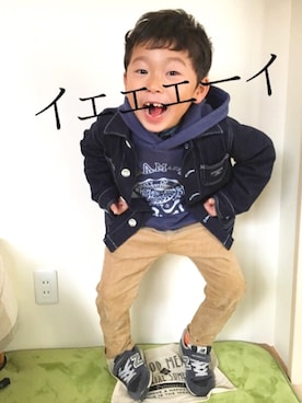 chinaさん（キッズ・70cm）の冬コーディネート