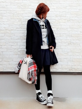 **ゆぅ**さん（レディース・164cm）の冬コーディネート