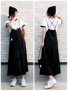 「NINE（ナイン）のアイテム（アクセサリー）」を使った、**ゆぅ**さん（レディース・164cm）の夏コーディネート