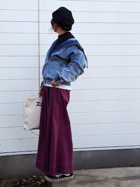 **ゆぅ**さん（レディース・164cm）の冬コーディネート