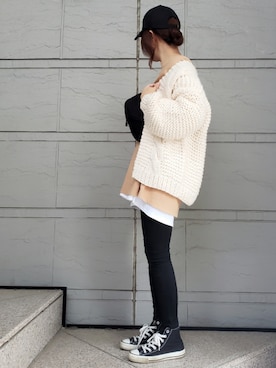 **ゆぅ**さん（レディース・164cm）の冬コーディネート