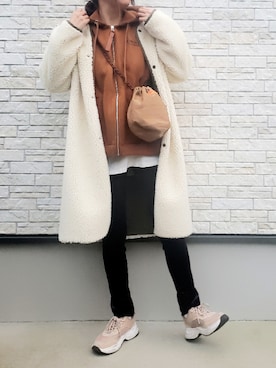 **ゆぅ**さん（レディース・164cm）の冬コーディネート