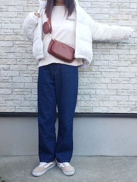 「ECRIRE（エクリール）のアイテム（その他アウター）」を使った、**ゆぅ**さん（レディース・164cm）の冬コーディネート