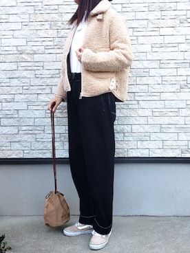 **ゆぅ**さん（レディース・164cm）の冬コーディネート