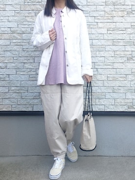 「PUBLUX（パブリュクス）のアイテム（バッグ）」を使った、**ゆぅ**さん（レディース・164cm）の冬コーディネート