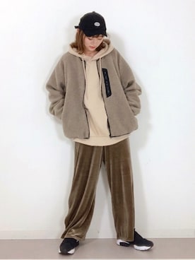 「ZIP FIVE（ジップファイブ）のアイテム（ジャケット/アウター）」を使った、UMIさん（レディース・165cm）の秋コーディネート