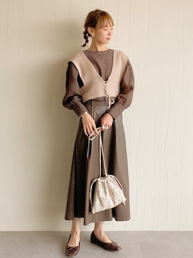 UMIさん（レディース・165cm）の秋コーディネート