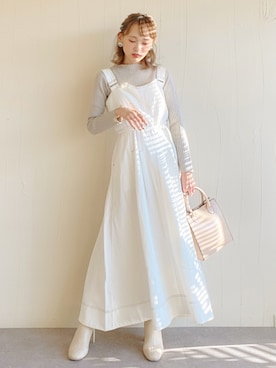 「Chillfar（チルファー）のアイテム（ワンピース/ドレス）」を使った、UMIさん（レディース・165cm）の秋コーディネート