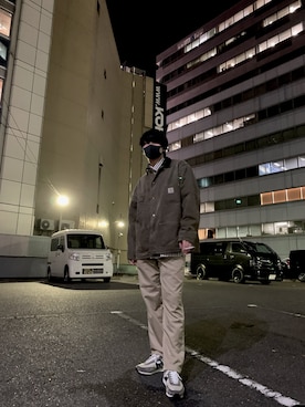 「JAM（ジャム）のアイテム」を使った、りょうたろうさん（メンズ・180cm）の秋コーディネート