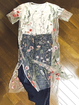 「laboratory work（ラボラトリーワーク）のアイテム」を使った、Kamicy_suiさん（レディース・153cm）の夏コーディネート