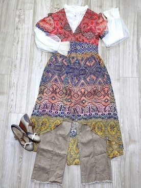 「Desigual（デシグアル）のアイテム（ワンピース/ドレス）」を使った、Kamicy_suiさん（レディース・153cm）の春コーディネート
