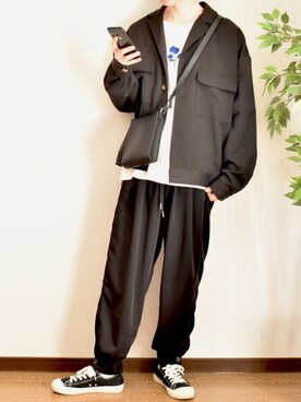 ぐりさん（メンズ・170cm）の春コーディネート