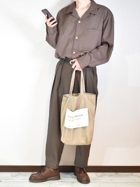 「OZOC（オゾック）のアイテム」を使った、ぐりさん（メンズ・170cm）の夏コーディネート