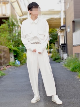 「OZOC（オゾック）のアイテム」を使った、ぐりさん（メンズ・170cm）の秋コーディネート
