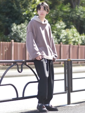 「CASPER JOHN（キャスパージョン）のアイテム（リング）」を使った、ぐりさん（メンズ・170cm）の春コーディネート