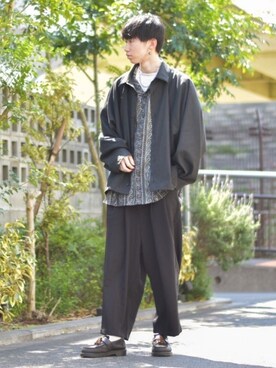 「CASPER JOHN（キャスパージョン）のアイテム（リング）」を使った、ぐりさん（メンズ・170cm）の春コーディネート