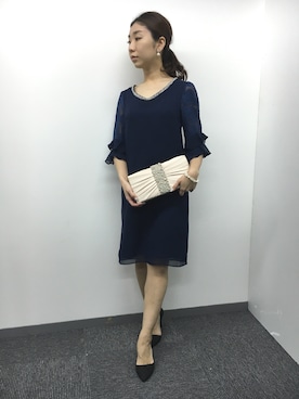 「PourVous（プールヴー）のアイテム」を使った、PourVous　STAFFさん（レディース・152cm）の夏コーディネート