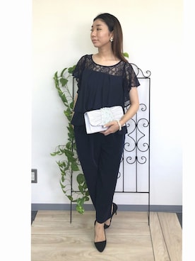 PourVous　STAFFさん（レディース・152cm）の夏コーディネート