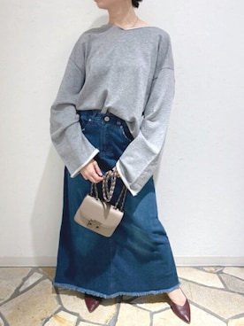 「PourVous（プールヴー）のアイテム」を使った、PourVous　STAFFさん（レディース・152cm）の秋コーディネート