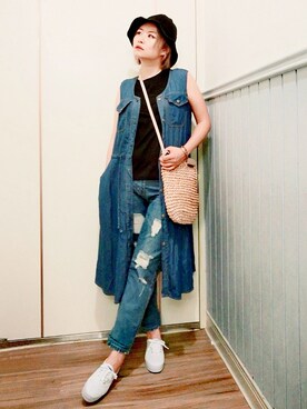 小野坂雅🇹🇼さん(レディース・155cm)の夏コーディネート