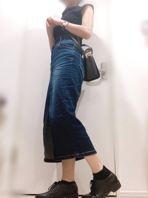 Nomnom Azul By Moussyのデニムスカートを使ったコーディネート Wear
