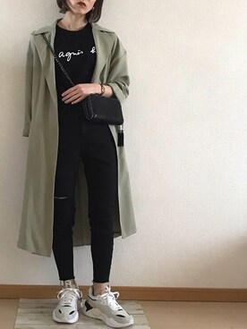 「DONOBAN（ドノバン）のアイテム（財布/小物）」を使った、MINさん（レディース・150cm）の春コーディネート