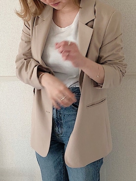𝐘𝐔𝐊𝐀さん（レディース・156cm）の春コーディネート