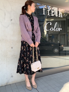 「fifth（フィフス）のアイテム（ワンピース/ドレス）」を使った、Haraさん（レディース・165cm）の冬コーディネート