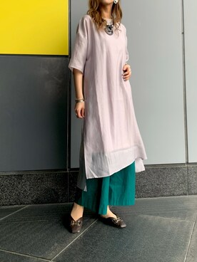 「Cepica（セピカ）のアイテム（ワンピース/ドレス）」を使った、りぃ【相互フォロー】さん（レディース・164cm）の夏コーディネート