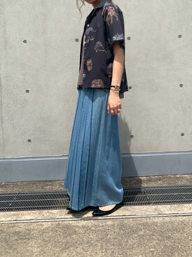 「Cepica（セピカ）のアイテム（パンツ）」を使った、りぃ【相互フォロー】さん（レディース・164cm）の夏コーディネート