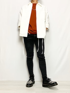 「UU（ユニクロ　アンダーカバー）のアイテム」を使った、リュウキさん（メンズ・168cm）の春コーディネート