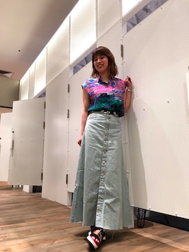 ななおさん（レディース・163cm）の春コーディネート