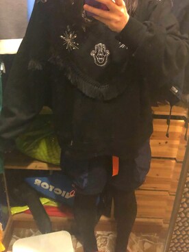 「PULL&BEAR（プルアンドベア）のアイテム（パーカー）」を使った、宝玑さん（レディース・167cm）の春コーディネート